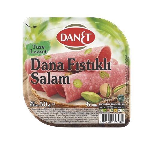 Danet Dana Fistikli Salam 50gr. ürün görseli