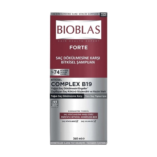 Bioblas Şampuan 360ml Forte. ürün görseli
