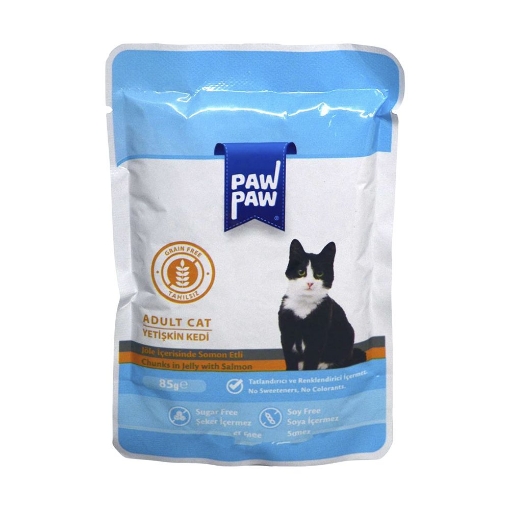 Pawpaw Somonlu Kedi Pouch 85gr. ürün görseli