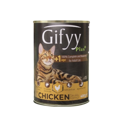 Gifyy Kedi Parca Tavuk Etli Konserve 400gr. ürün görseli