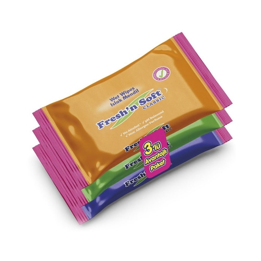 Fresh'N Soft Classic Cep Mendil 3x15'Li. ürün görseli
