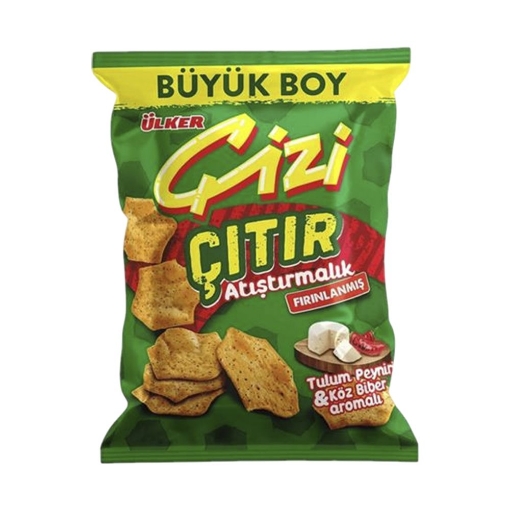Ulker Cizi Citir Tulum Peynir Ve Kozbiber 80gr. ürün görseli