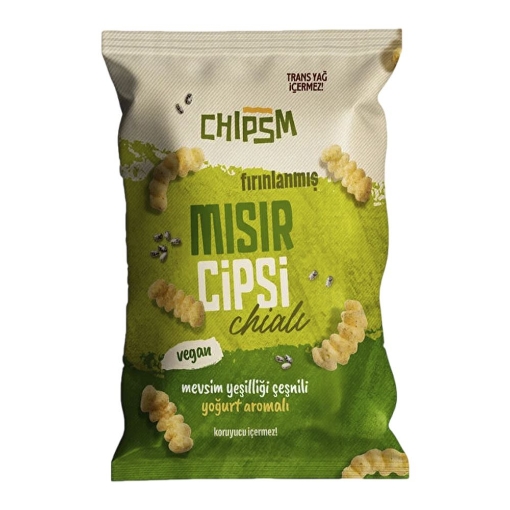 Dogal Chipsm Mevsim Yesillikli Yog Misir Cips 70gr. ürün görseli