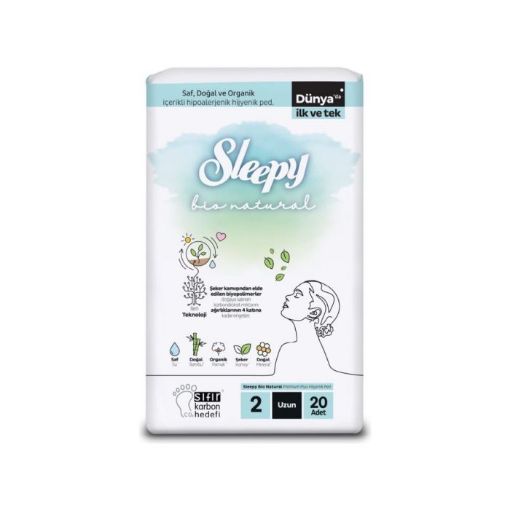 Sleepy Bio Natural Premium Plus Hijyenik Ped. ürün görseli