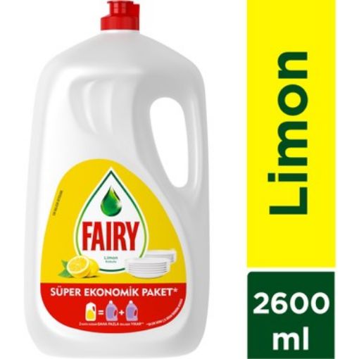 Fairy Bulaşık Deterjanı Limon 2600ml. ürün görseli