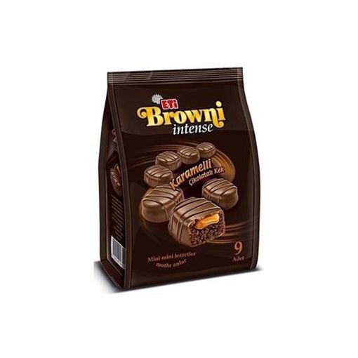 Eti Brownie İntense Mini Karamelli Çikolatalı 160 gr. ürün görseli