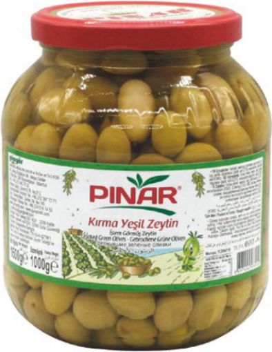 Pınar Kırma Yeşil Cam Zeytin 231-260 1000 Gr. ürün görseli