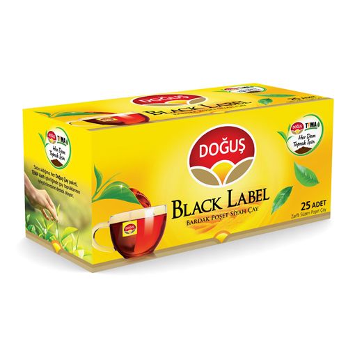 Doğuş Black Label Bardak Poşet Çay 2 gr 25 Adet. ürün görseli