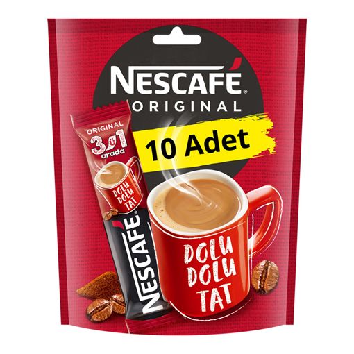 Nescafe 3 ü 1 Arada Orginal 17 Gr 10 lu. ürün görseli