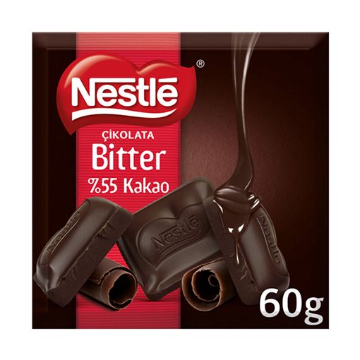 Nestle Çikolata Classic Bitter 60 gr. ürün görseli