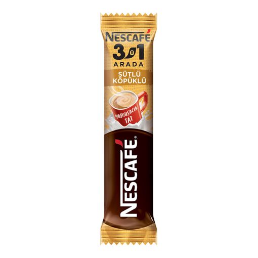 Nescafe 3x1 Arada Sütlü Köpüklü 17.4 gr. ürün görseli