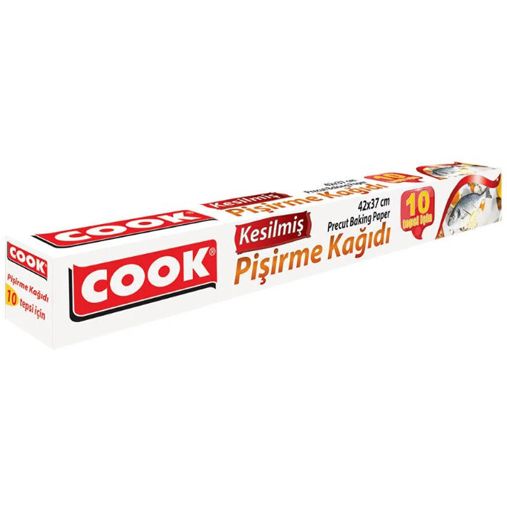 Cook Pişirme Kağıdı Kesilmiiiş 42*37Cm 10Lu. ürün görseli