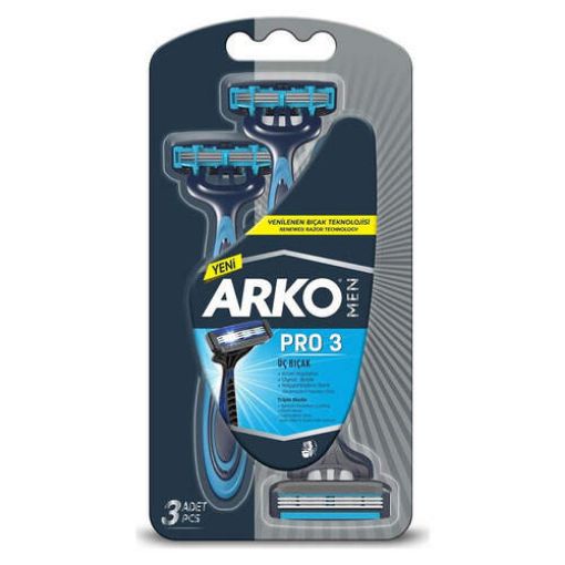 Arko Men Traş Bıçağı Blister 3 Lü. ürün görseli