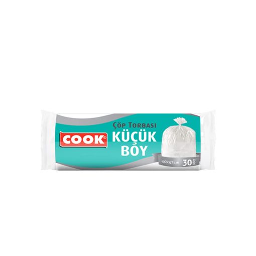 Cook Küçük Boy Çöp Torbası 40x47 cm. ürün görseli