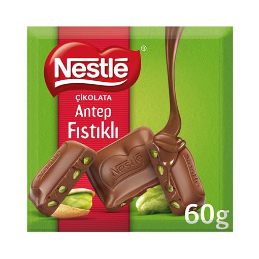 Nestle Classic Antep Fıstıklı Kare 60 gr. ürün görseli