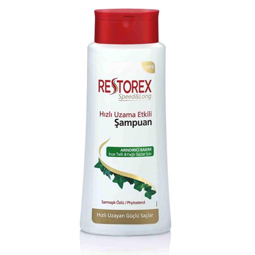 Restorex Hızlı Uzama Etkili İnce Telli ve Yağlı Saçlar 500 ml Şampuan. ürün görseli