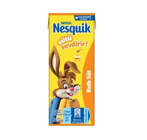 Nestle Nesquik Ballı Süt 180 Ml. ürün görseli