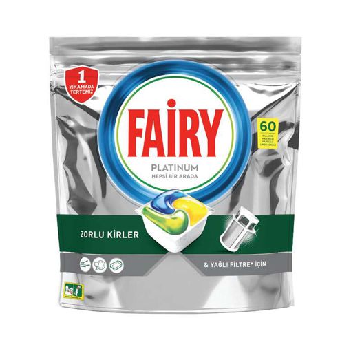 Fairy Platinium Limon 60 lı Bulaşık Makinesi Kapsülü. ürün görseli