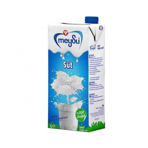 Meysu Süt Yağlı UHT 1 lt. ürün görseli