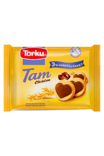 Torku Tam Çikolatam Bisküvi 83 gr x 3 Adet . ürün görseli