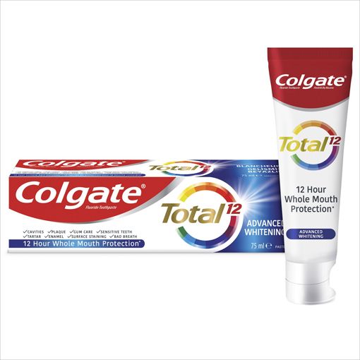 Colgate Total Gelişmiş Beyazlık Diş Macunu 75 Ml. ürün görseli