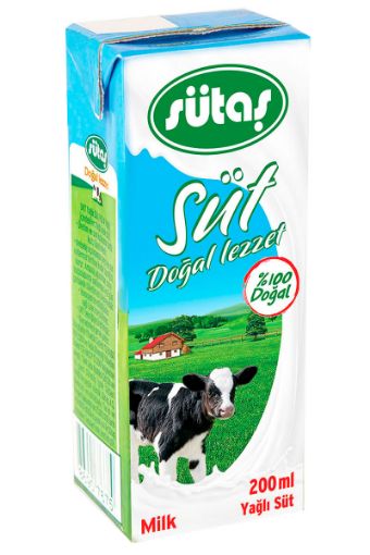 Sütas Süt 200 ml Yağlı %2,5 (1/5). ürün görseli