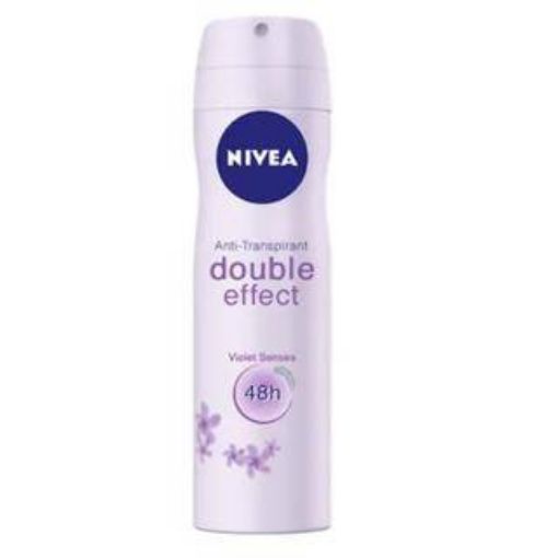 Nivea Kadın Sprey Deodorant Double Effect 48 Saat Anti-perspirant Koruma 150ml Pürüzsüz Koltuk Altı. ürün görseli
