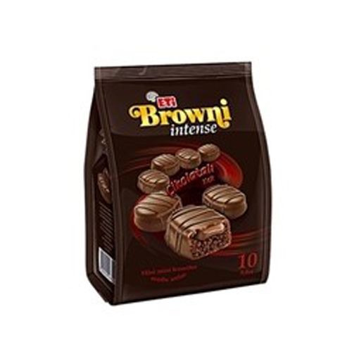 Eti Brownie Mini İntense Poşet Çikolatalı 160 Gr. ürün görseli