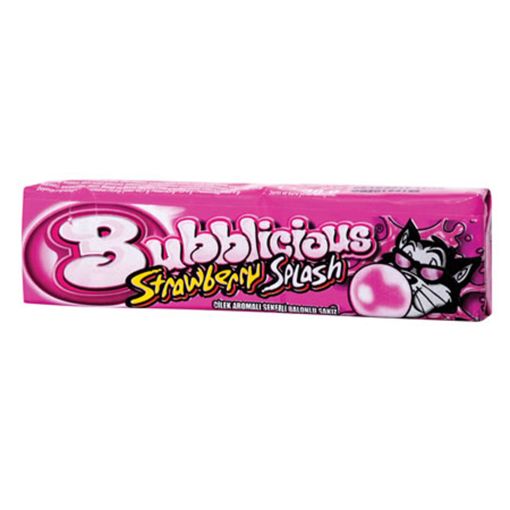 Bubblicious Çilek Aromalı Şekerli Balonlu Sakız 38 gr. ürün görseli