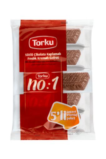 Torku No:1 Bitter Çikolatalı Gofret 35 Gr x 5 Adet. ürün görseli