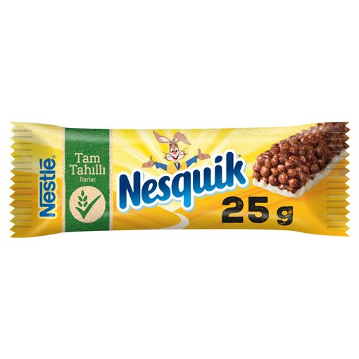 Nestle Nesquik Kakaolu Tam Tahıllı Bar 25 Gr. ürün görseli