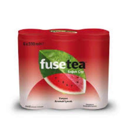 Fuse Tea Soğuk Çay Karpuz Aromalı İçecek 6lı Kutu 330 Ml . ürün görseli