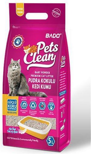 Pets Clean Kedi Kumu Pudra Kokulu 5 Lt.. ürün görseli