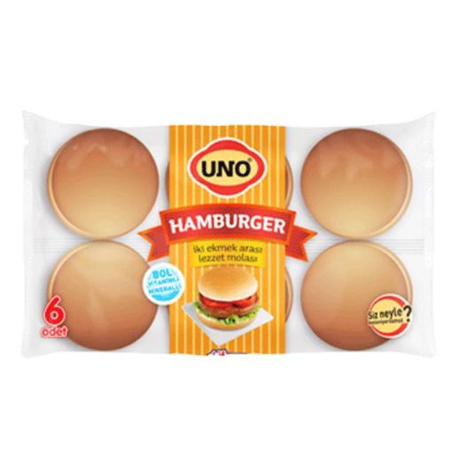 Uno Hamburger Ekmeği 6x312Gr. ürün görseli