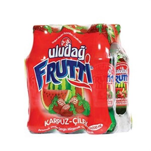 Uludağ Frutti Extra Karpuz-Çilek 200 ML 6 lı. ürün görseli