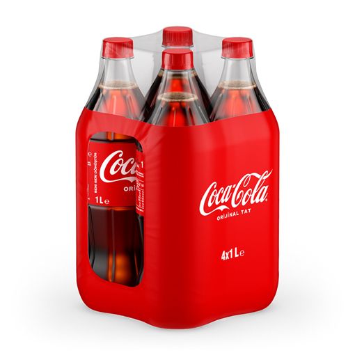 Coca Cola 4 lü 1 Lt. ürün görseli