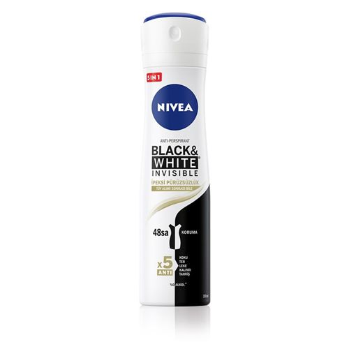 Nivea Deodorant 150 ml Kadın İnvisible Black - White İpeksi. ürün görseli