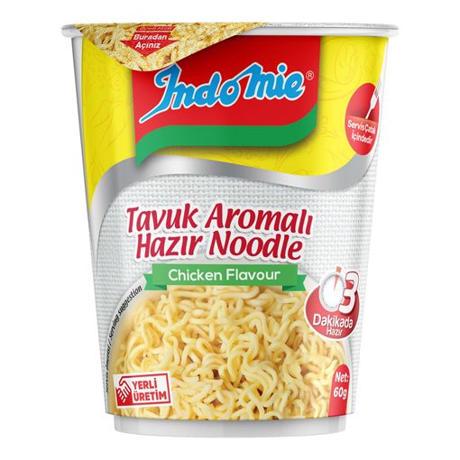 Indomie Tavuk Çeşnili Noodle Bardak 60 gr. ürün görseli