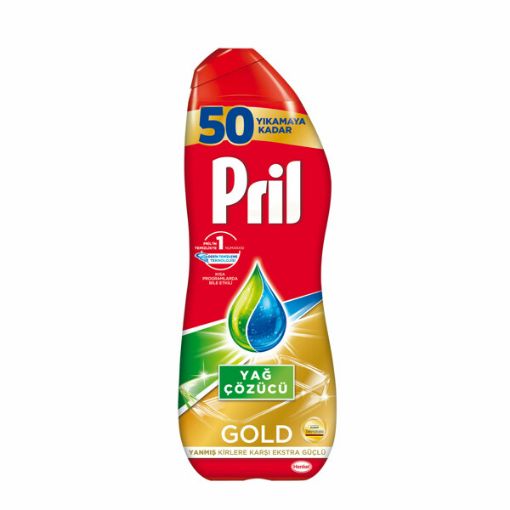 Pril Bulaşık Makine Deterjanı Gold Jel Yağ Çözücü 1000ml. ürün görseli