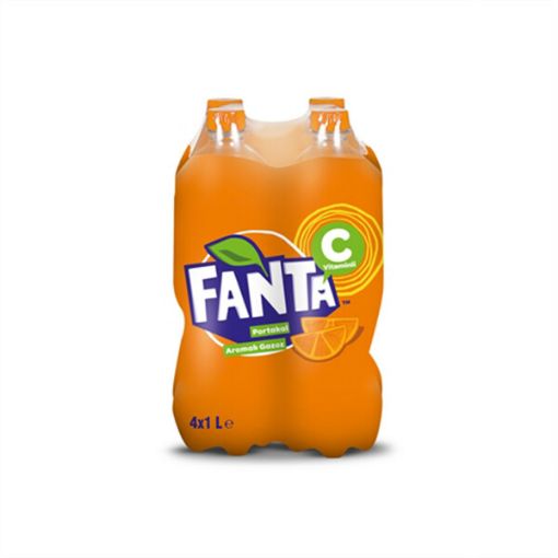 Fanta Portakal 4Lü 1 Lt. ürün görseli