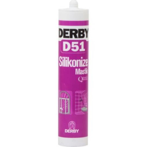Derby Silikon Mastik Beyaz 450 gr. ürün görseli