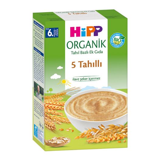 Hipp Organik 5 Tahıllı Mama 200 Gr. ürün görseli