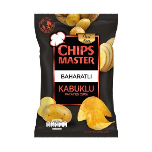 Chips Master Baharatlı Kabuklu Patates Cipsi 110 Gr. ürün görseli