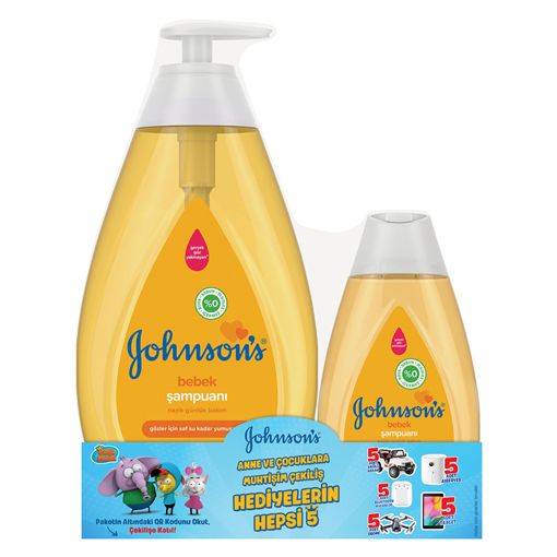 Johnsons Baby Şampuan 750 ml + 200 ml Bebek Şampuanı. ürün görseli
