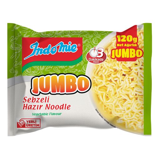 Indomie Jumbo Sebzeli Noodle 120 Gr. ürün görseli