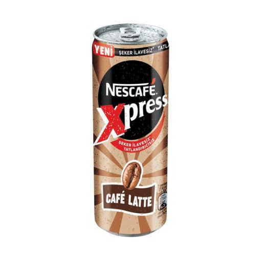 Nescafe Xpress Latte Latte Şekersiz 250 ml. ürün görseli