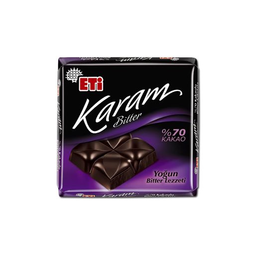 Eti Karam %70 Kakaolu Yoğun Bitter Çikolata 60 Gr. ürün görseli