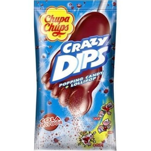 Chupa Chups Crazy Dips Lollipop Kola Aromalı 16 Gr. ürün görseli