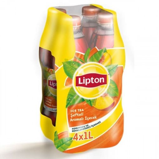 Lipton Soğuk Çay Şeftali 1 Lt 4 lü. ürün görseli