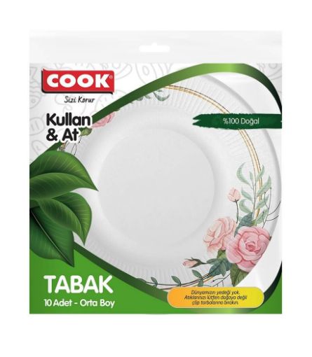 Cook Orta Boy Kağıt Bardak 10 Adet. ürün görseli